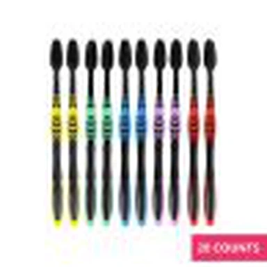 Ultradent четка за зъби - пакет от 5 тънки четки за зъби за възрастни и деца - премахване на плака, бактерии и петна, защита на десен